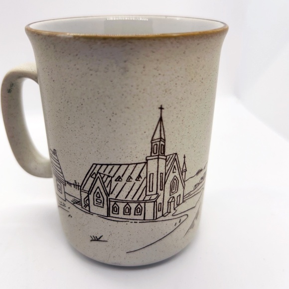 Set of 4 Vintage Collection Manoir Stoneware Canadiana Mugs - Picture 4 of 9